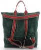 Kožené kabelka shopper bag Vittoria Gotti lahvově zelená V689746